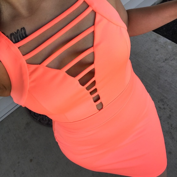 Neon Mini Dress - Picture 3 of 3